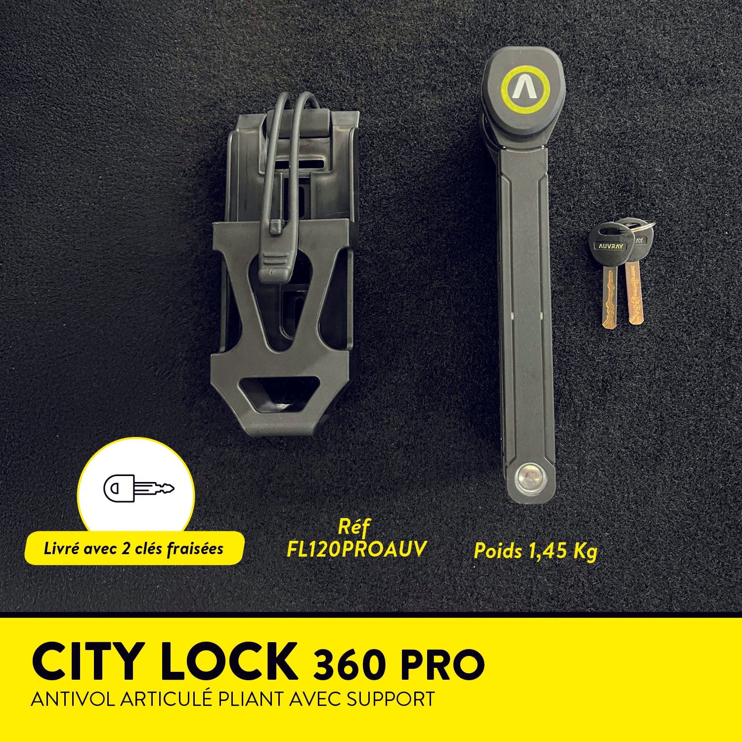 CITY LOCK 360 PRO – avec support