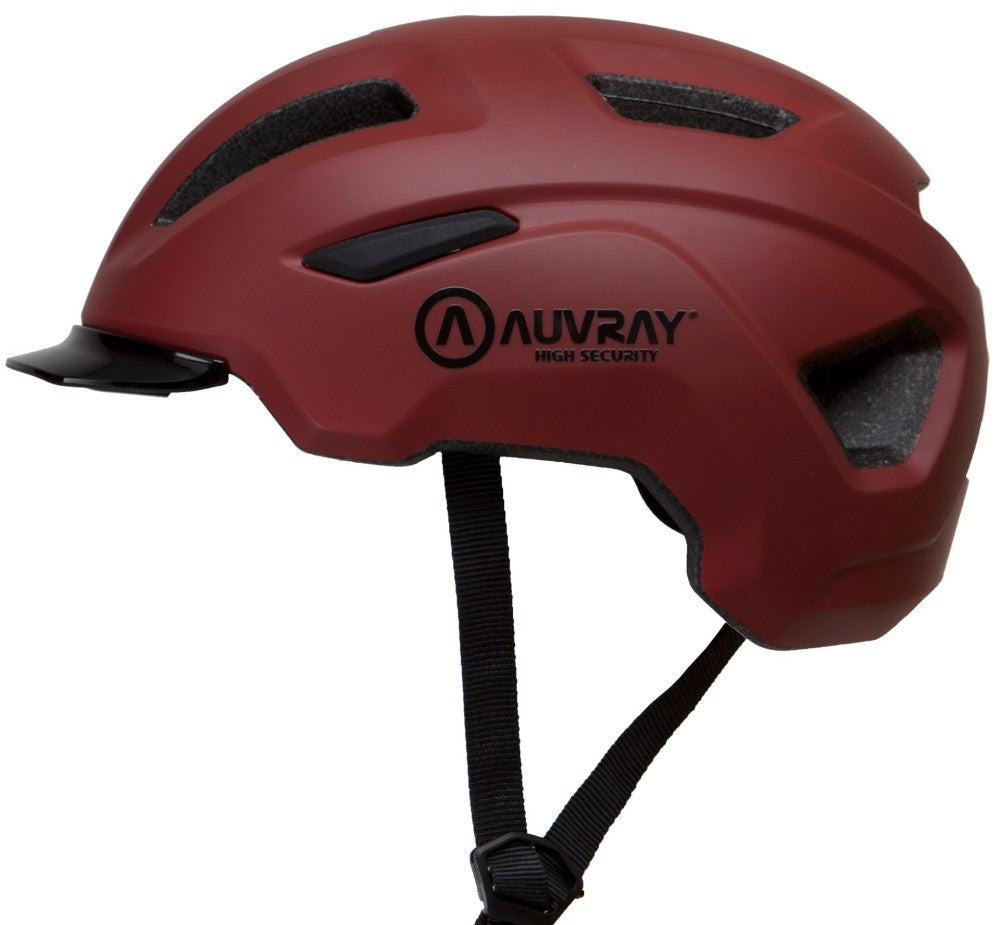 Casque urbain AUVRAY REFLEX - Bordeaux